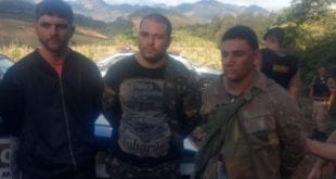 Polícia prende 3 em caçada a suspeitos da morte de PM e vigia