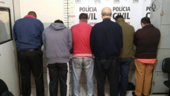 Suspeitos foram presos em operação realizada pela Polícia Civil