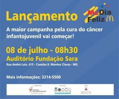 Fundação Sara se mobiliza para realizar mais uma campanha em benefício da qualidade do tratamento do câncer infantojuvenil em Montes Claros