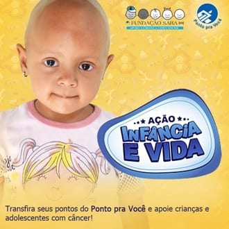 Tranforme Dotz em doação para crianças e adolescentes com câncer