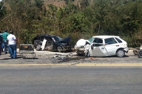 No último sábado (9), três pessoas morreram em um acidente na BR-116, em Inhapim, na Zona da Mata