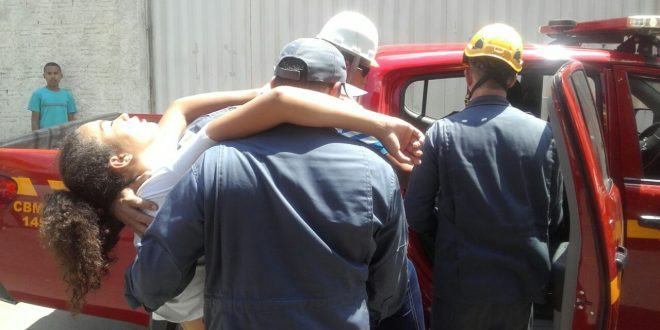 Montes Claros - Muro de escola desaba e deixa crianças feridas na Escola Carlos Versiani
