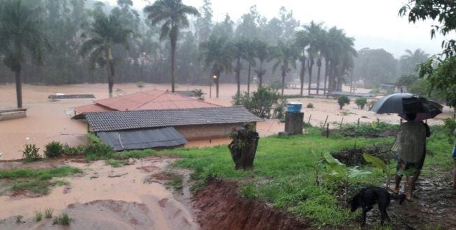 MG - Chuva já matou duas pessoas em Minas neste mês e cinco se encontram desaparecidas