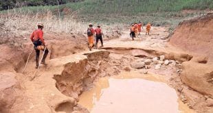 Corpo de Bombeiros procura por três pessoas desaparecidas em Urucânia, na Zona da Mata