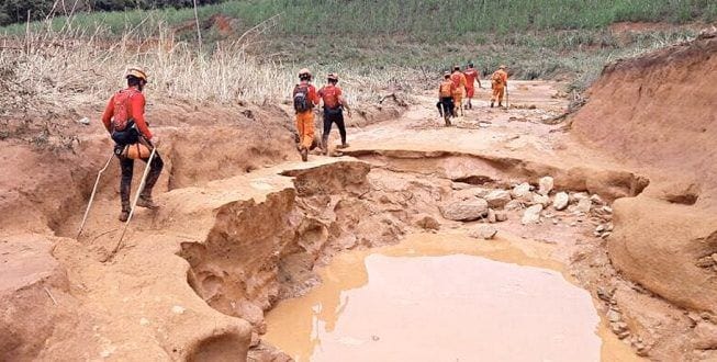 Corpo de Bombeiros procura por três pessoas desaparecidas em Urucânia, na Zona da Mata