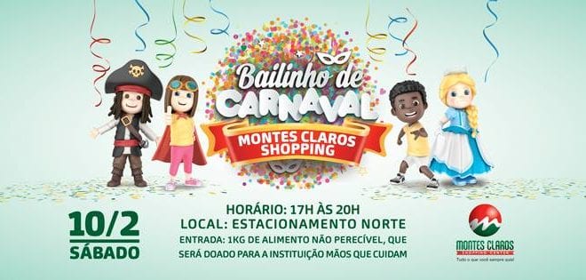 Bailinho de Carnaval Montes Claros Shopping