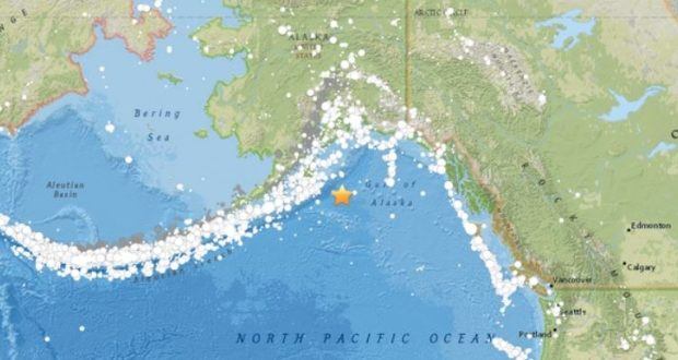 Tremor de magnitude 8,2 atinge o litoral do Alasca