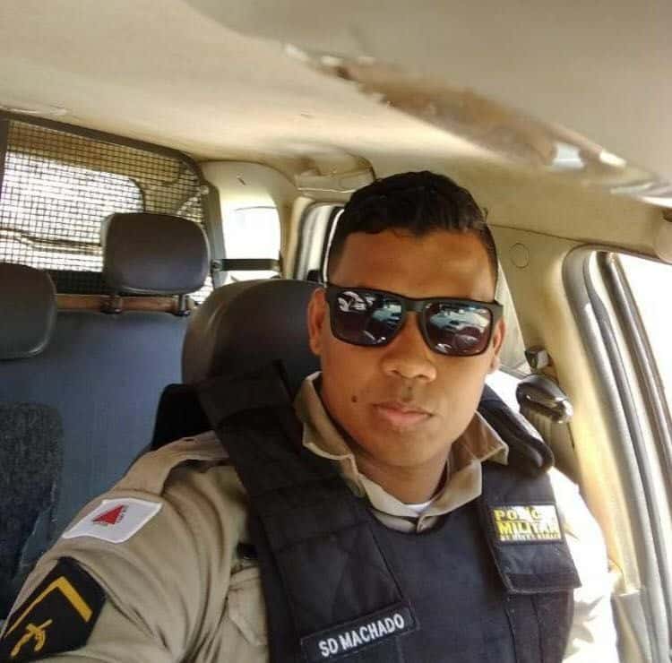 Soldado Temístocles Machado da F. Júnior, que foi assassinado pela dupla.
