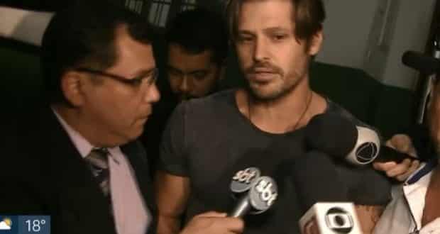 Ator foi preso quando saía da casa de um amigo