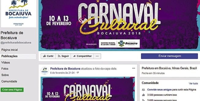 A maior polêmica foi na cidade de Bocaiúva, vizinha a Montes Claros. O cancelamento da festa oficial foi divulgado pelo Facebook apenas três dias antes da folia.