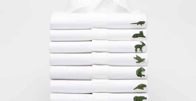 Moda - Lacoste substitui crocodilo de camisas por animais em extinção