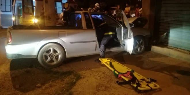 Acidente de trânsito na avenida Antônio Lafetá Rebelo, em Montes Claros - Foto: CBMMG/Divulgação