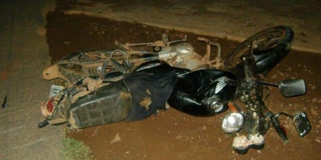 Norte de Minas - Acidente deixa um motociclista morto em Engenheiro Dolabela