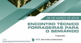 Montes Claros - A cidade de Montes Claros recebe encontro técnico sobre forragens