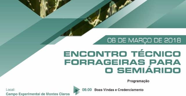 Montes Claros - A cidade de Montes Claros recebe encontro técnico sobre forragens