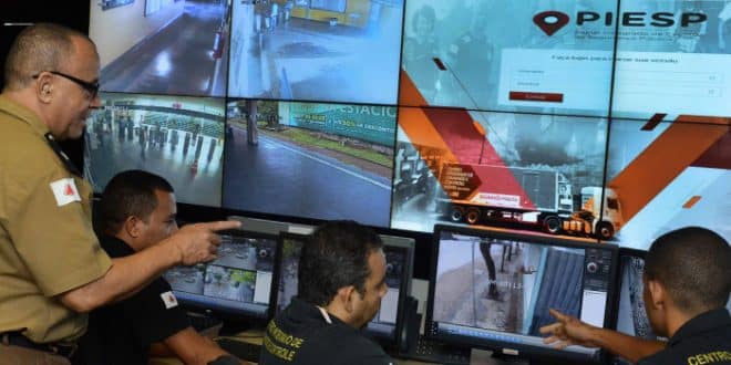 O Piesp integra o posto móvel de comando avançado que possui, entre outros atributos, seis câmeras de 360 graus