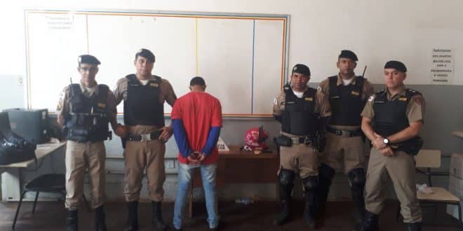 PM prende homem após assalto ocorrido na agência dos correios no centro de Montes Claros