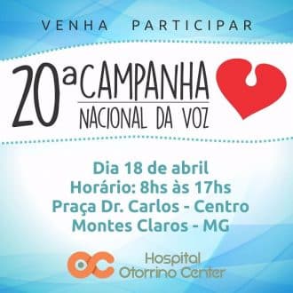 Semana Nacional da Voz tem programação extensa em Montes Claros