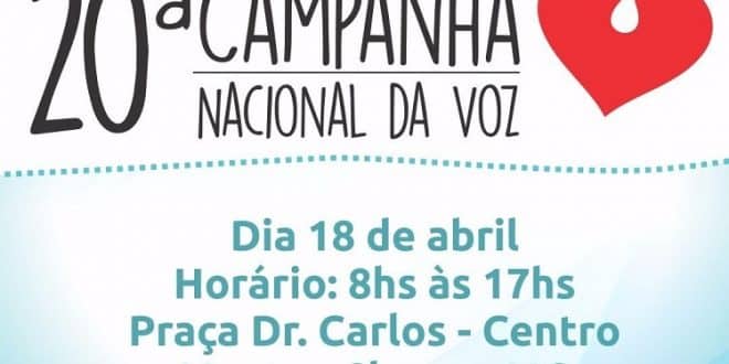 Semana Nacional da Voz tem programação extensa em Montes Claros