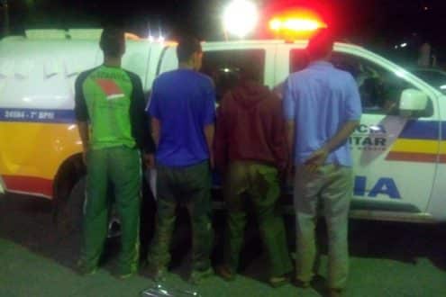 Polícia Militar prende quatro fugitivos da penitenciária Nelson Hungria