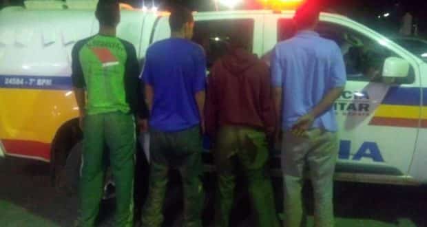 Polícia Militar prende quatro fugitivos da penitenciária Nelson Hungria
