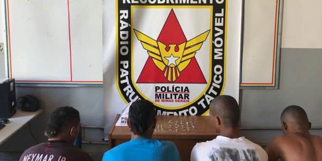 Quatro pessoas são presas por tráfico de drogas em Montes Claros