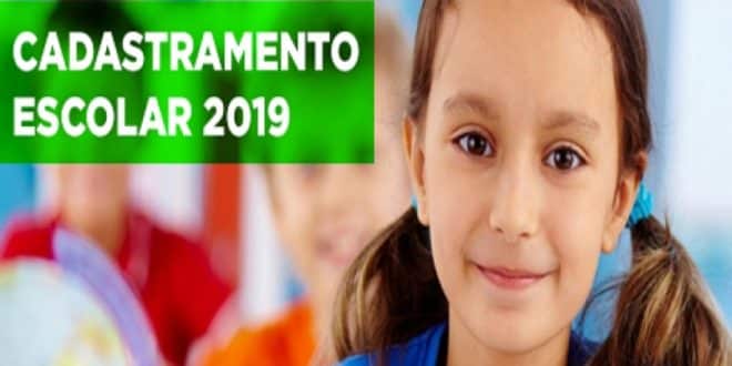 Última semana para pais ou responsáveis realizarem o Cadastramento Escolar 2019