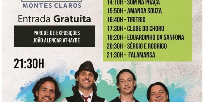 Aniversário de Montes Claros, confira a programação