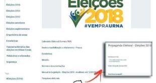 Eleições 2018 - TRE-MG disponibiliza versão 2018 do 'Denúncia on Line' para fiscalizar propaganda eleitoral