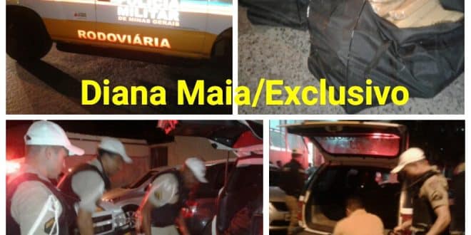 PRE aprende cerca 80 quilos de maconha e pasta base de Cocaína em Montes Claros