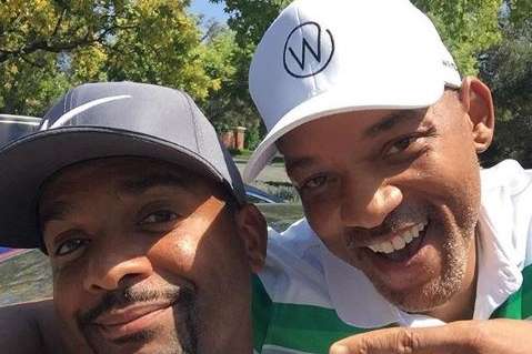Will Smith e Alfonso Ribeiro, o Carlton Banks no seriado, se reuniram e fizeram questão de registrar o momento nas redes sociais.