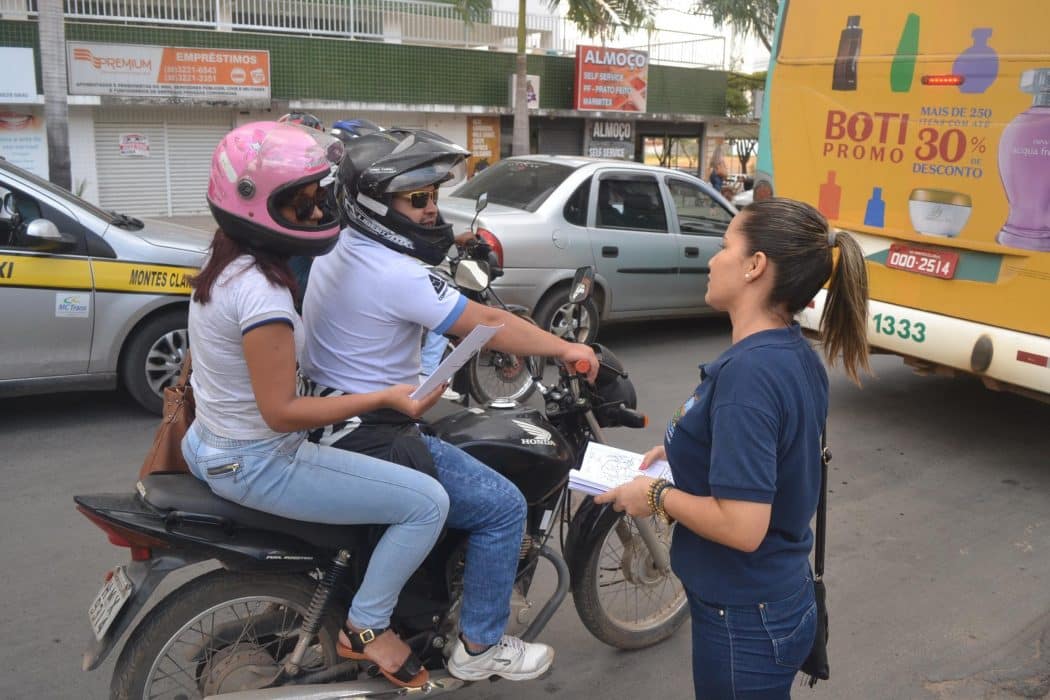 Campanha "Pipa Legal" realiza blitz educativa em Montes Claros