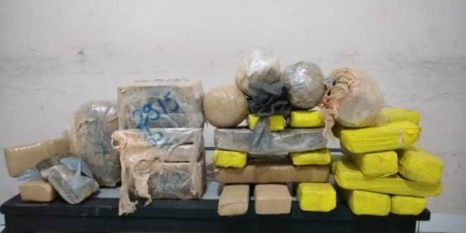 Mais de 34 kg de maconha são apreendidos em Montes Claros