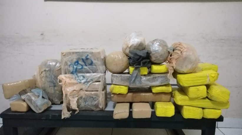 Mais de 34 kg de maconha são apreendidos em Montes Claros