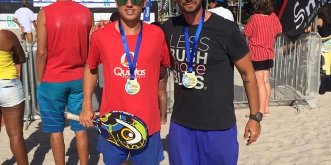 De vermelho João Pedro Souza e de preto Luiz Basile, respectivos vice-líder e líder do ranking nacional / Crédito: Divulgação