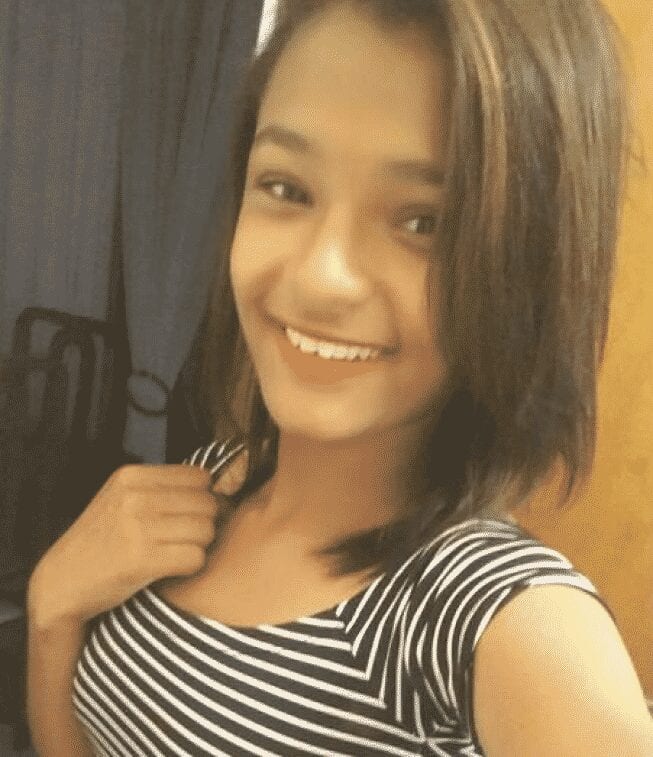 Taynara Claudino Ferreira ficou presa entre as pedras, debaixo da queda d'água