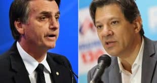 Eleições 2018 - Datafolha: com 58% dos votos válidos, Bolsonaro venceria Haddad