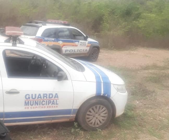 Corpo da vítima foi encontrado na manhã desta segunda — Foto: Polícia Militar/Divulgação