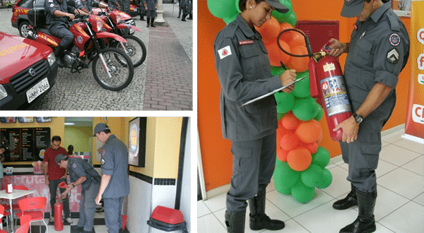 Bombeiros de Montes Claros realizam vistorias em Comércios da cidade