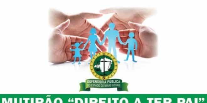 Mutirão “Direito a Ter Pai” acontece na sexta (23/11), em Montes Claros e 42 cidades mineiras