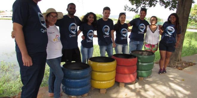 Montes Claros - Lagoa do Interlagos ganha lixeiras ecológicas e arborização