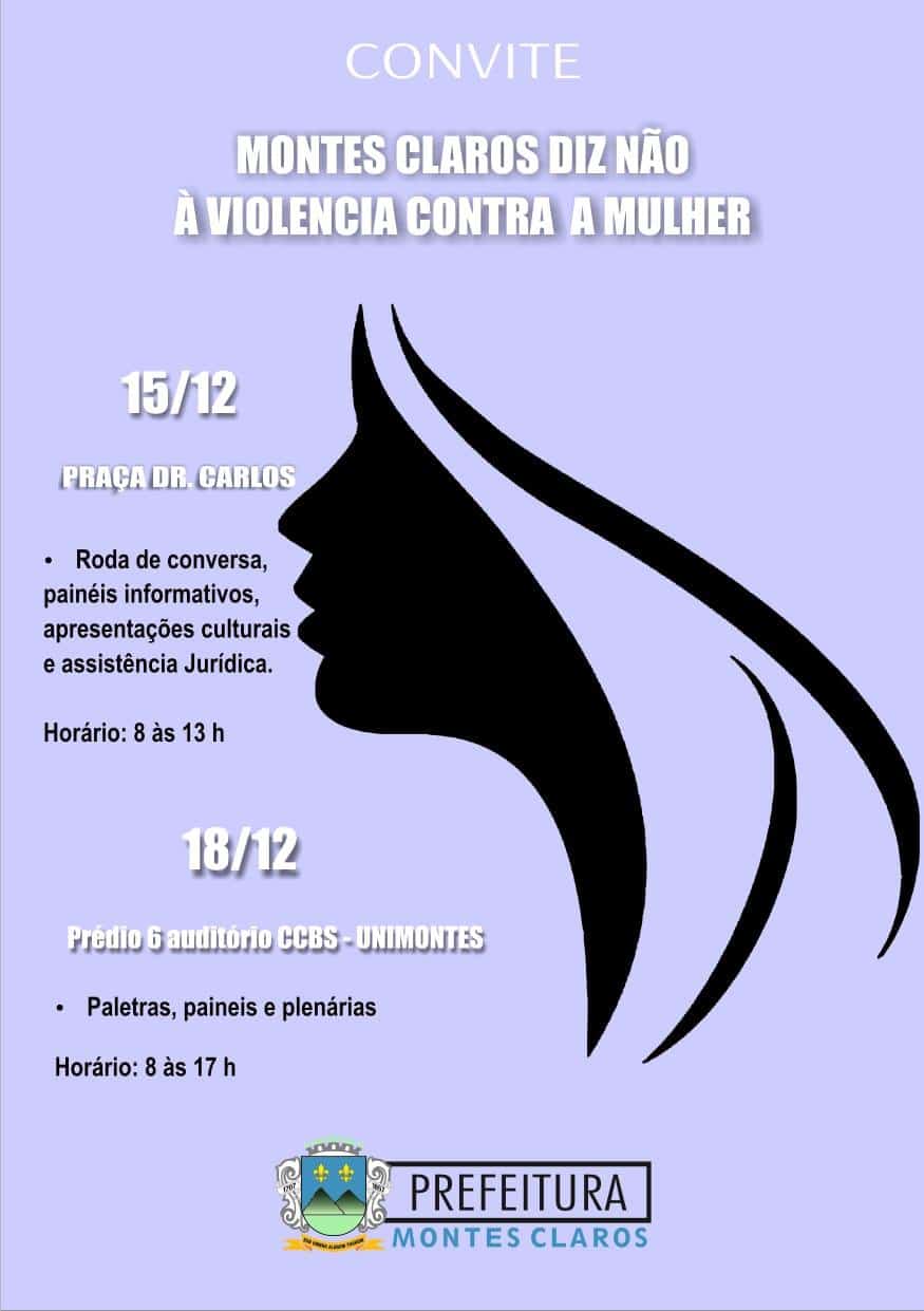 Prefeitura de Montes Claros promove ação de combate à violência contra as mulheres