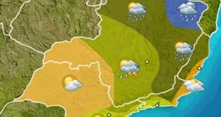 Em Montes Claros a chuva das últimas 24h foi de 30mm