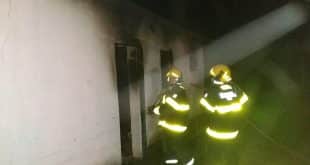 Montes Claros - Incêndio destrói móveis de uma casa no bairro Santo Amaro