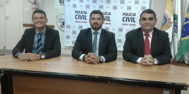 Cúpula da Chefia 11º Departamento da Polícia Civil/Crédito: Diana Maia