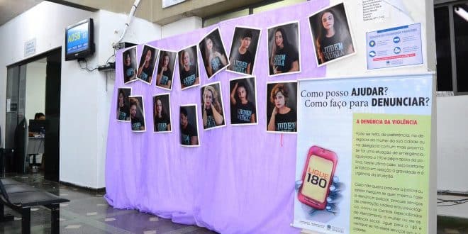 Montes Claros - Exposição na Prefeitura de Montes Claros denuncia os diversos tipos de violência contra a mulher