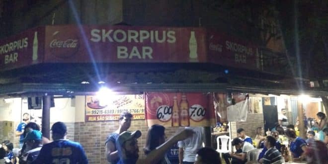 Aqui deu CERTO - O Bar Skorpius se encontra na Rua São Sebastian,57 no bairro Vila Guilhermina.
