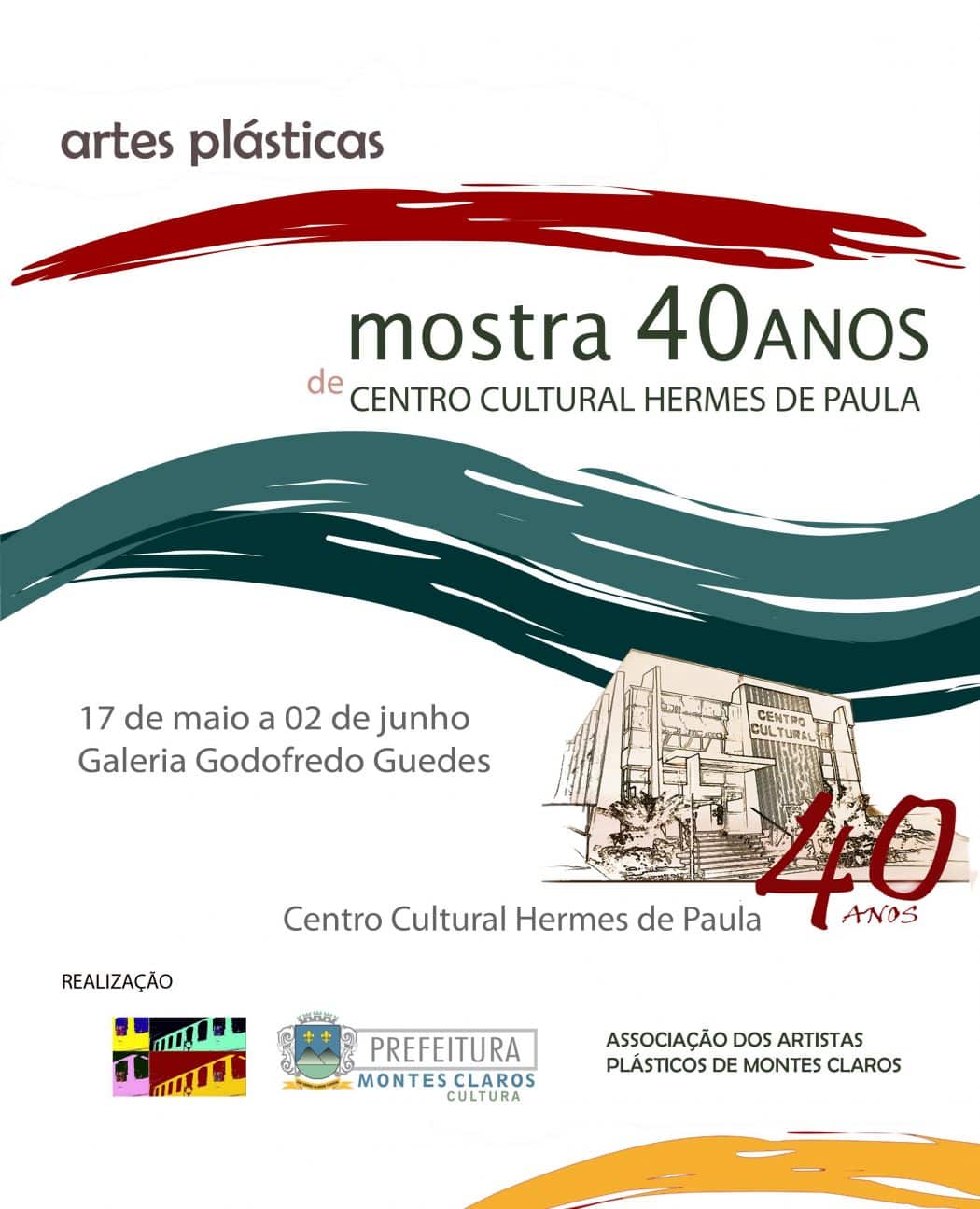 Montes Claros - Comemorações pelos 40 anos do Centro Cultural começam nesta sexta-feira
