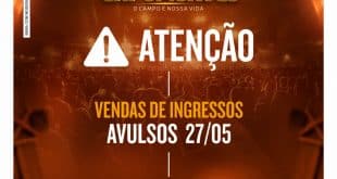 Montes Claros - Ingressos avulsos para Expomontes à venda a partir de hoje, dia 27