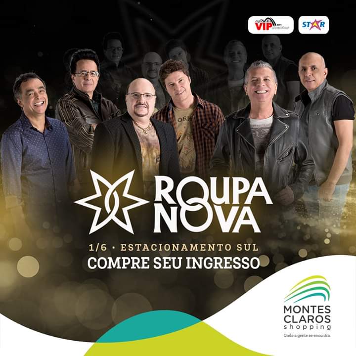 Montes Claros - Roupa Nova embala os corações apaixonados em show no Montes Claros Shopping neste sábado